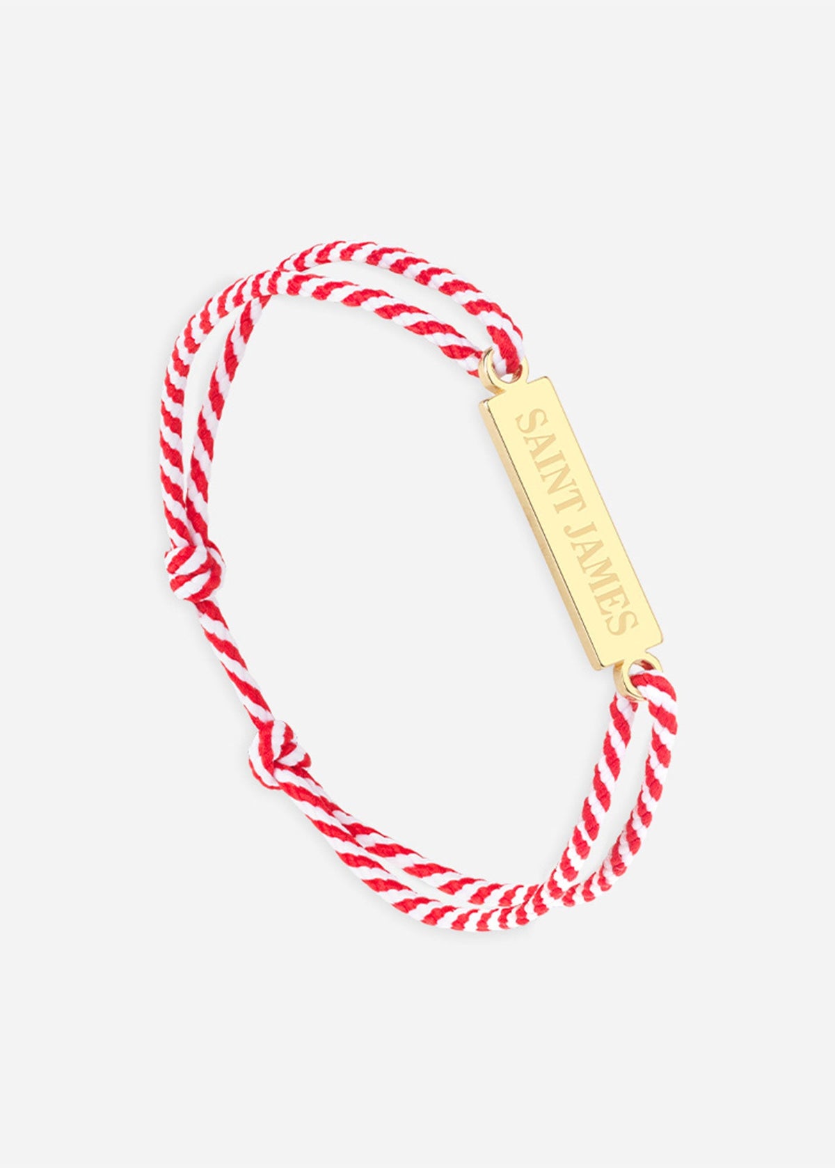 Bracelet Logo x Le Vent à la Française (OR/RAYE BLANC/ROUGE)