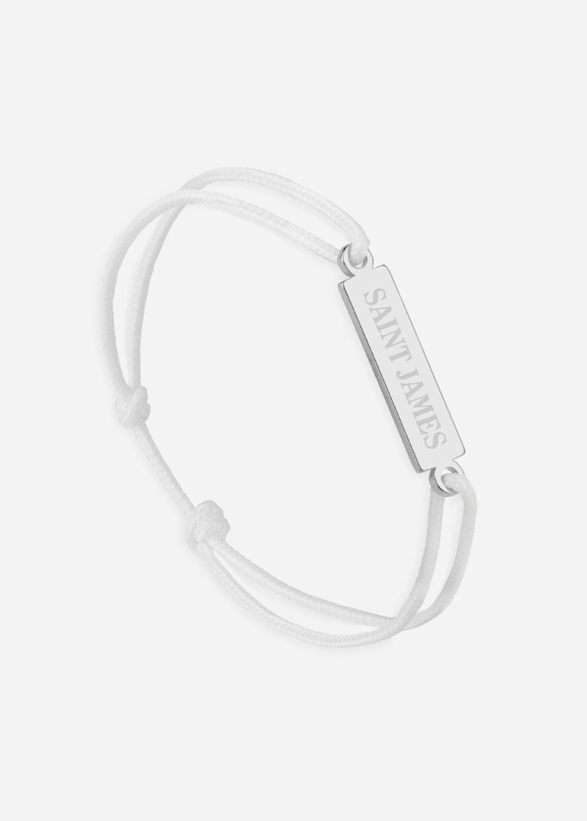 Bracelet Logo x Le Vent à la Française (ARGENT/BLANC)