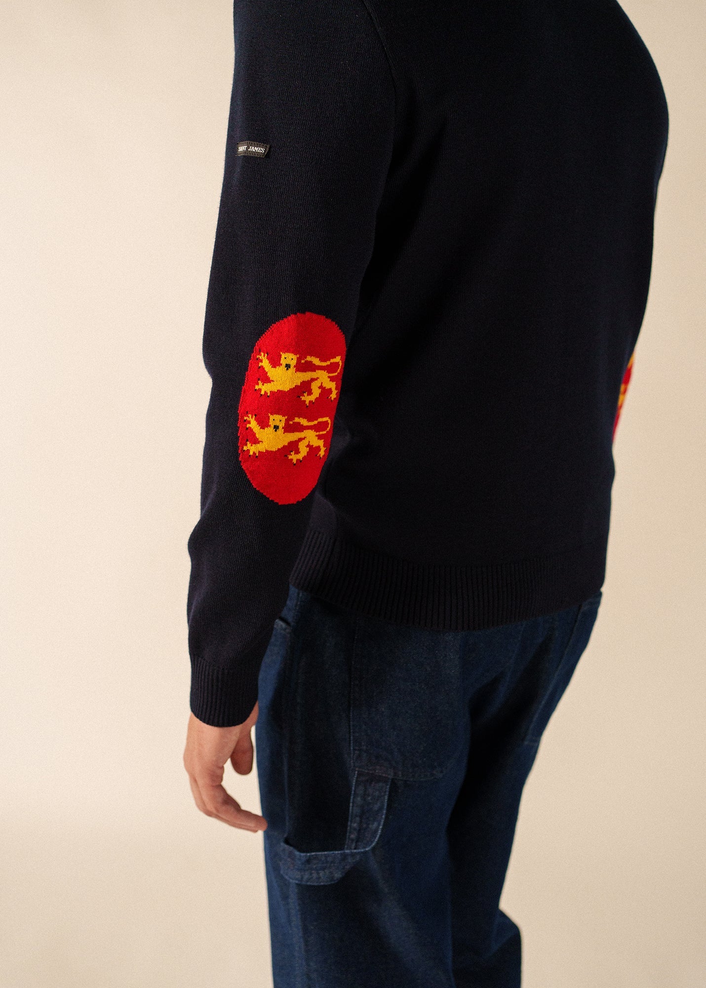 Cardigan coudières (NAVY/NORMANDIE)