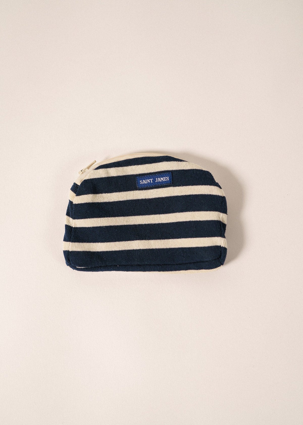 Mini trousse rayée (MARINE/ECRU)