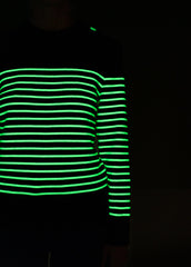 Pull marin Binic Phospho - en laine (MARINE/PHOSPHORESCENT)