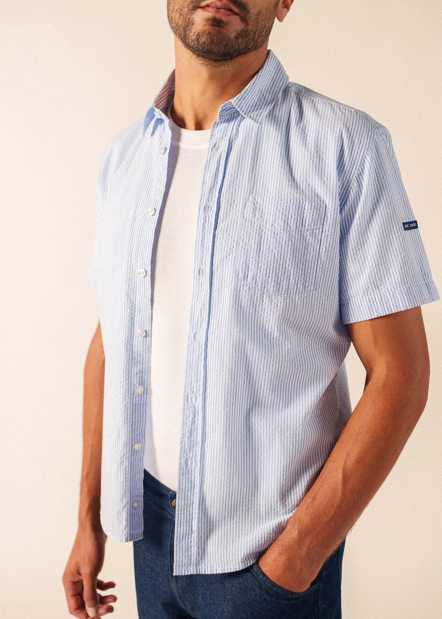 Chemise Jack (BLEU/BLANC)