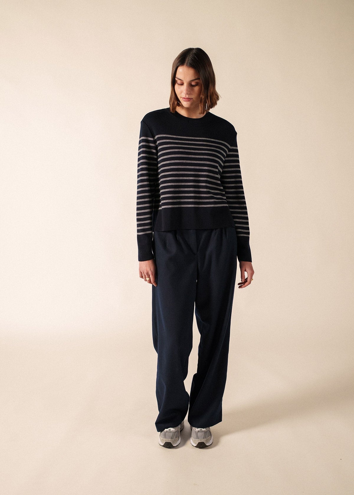 Pull Aulon (NAVY/BLANC)