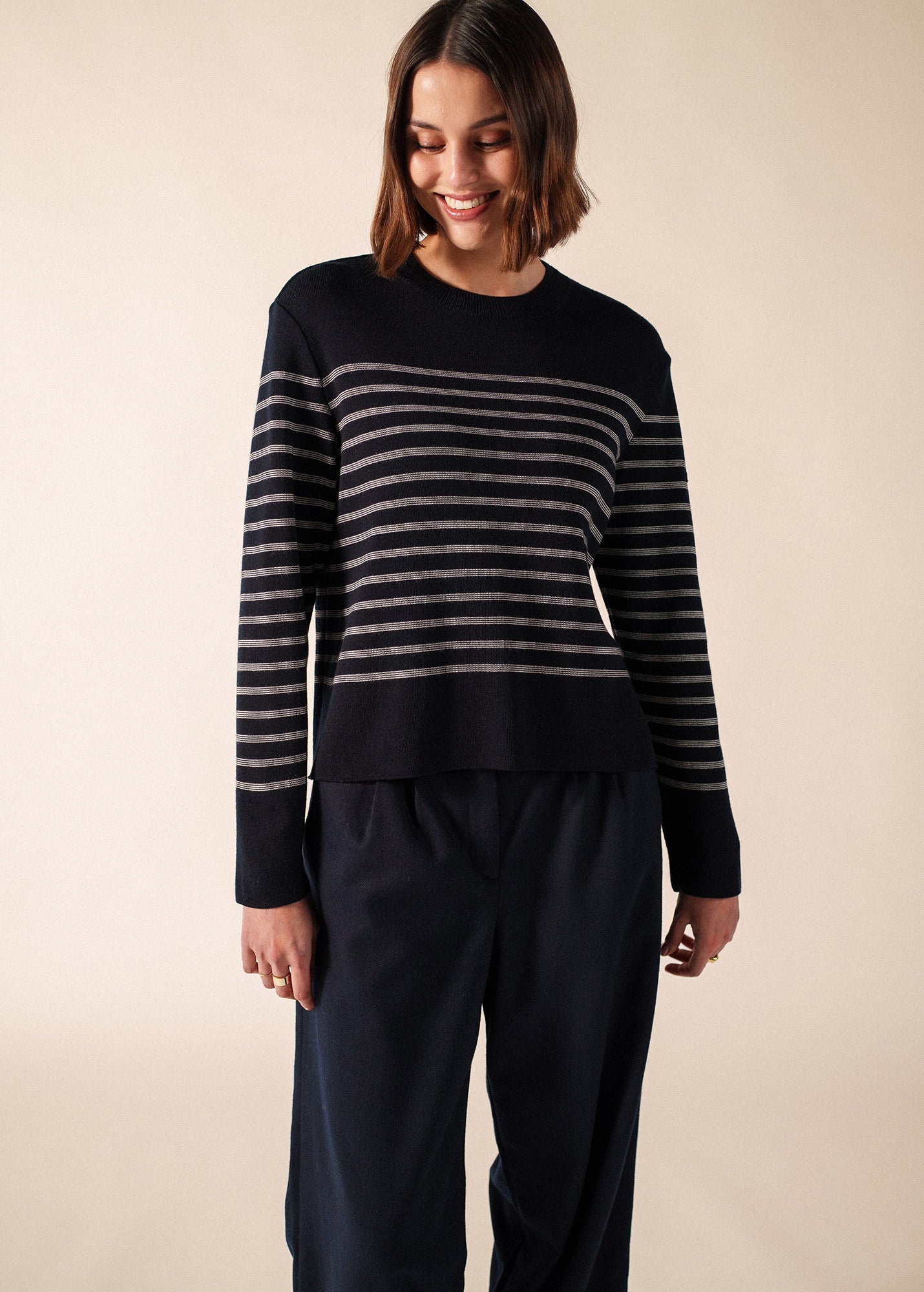 Pull Aulon (NAVY/BLANC)