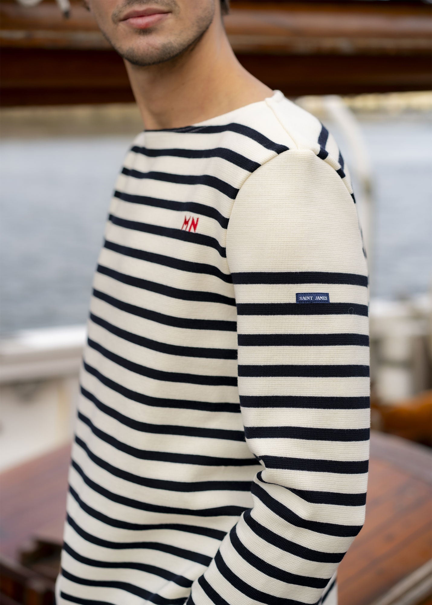 Marinière Aconit x Marine nationale (ECRU/MARINE)