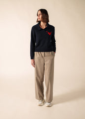Pull Portune (NAVY/TULIPE)