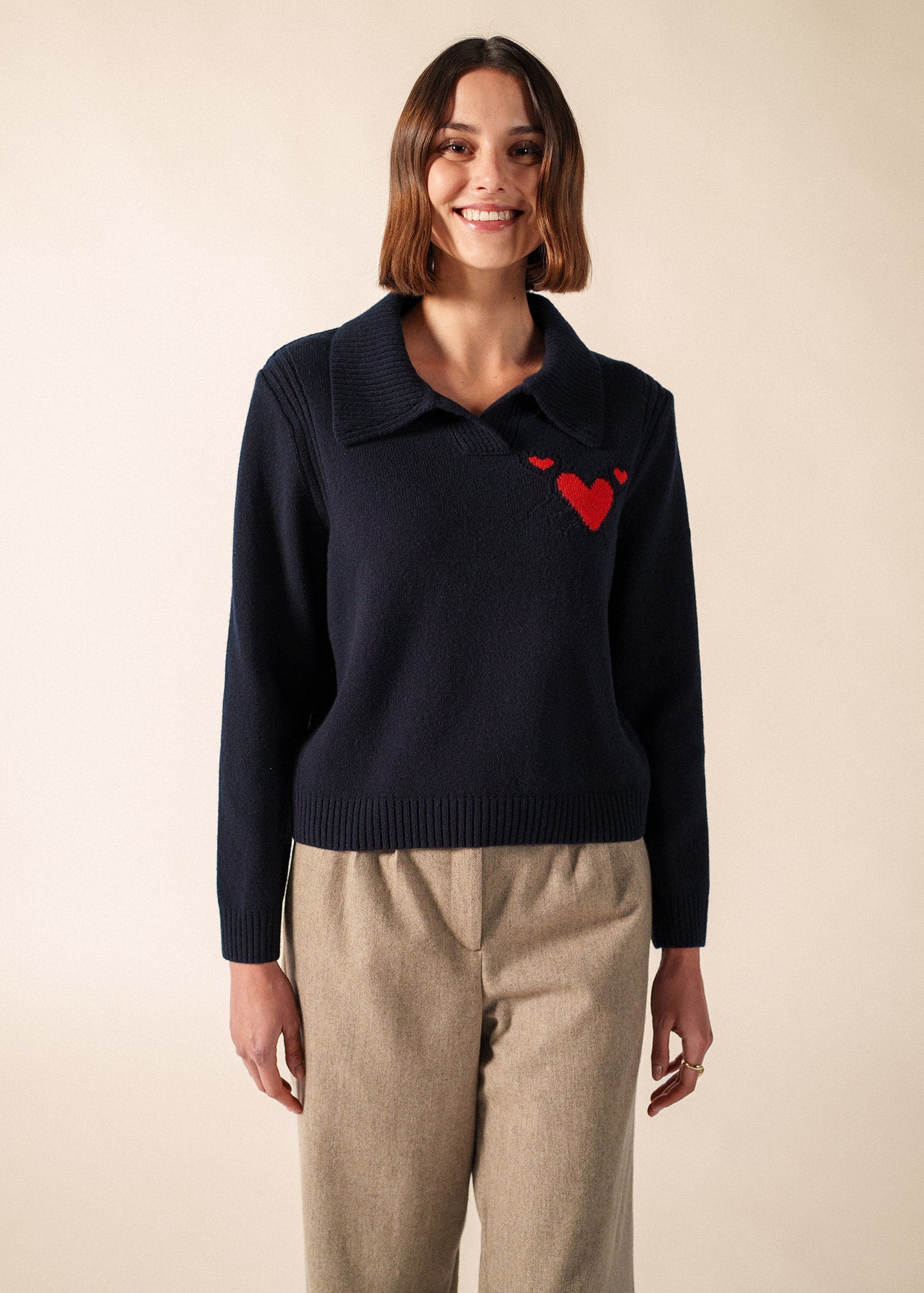 Pull Portune (NAVY/TULIPE)