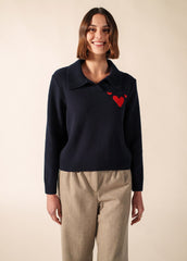 Pull Portune (NAVY/TULIPE)