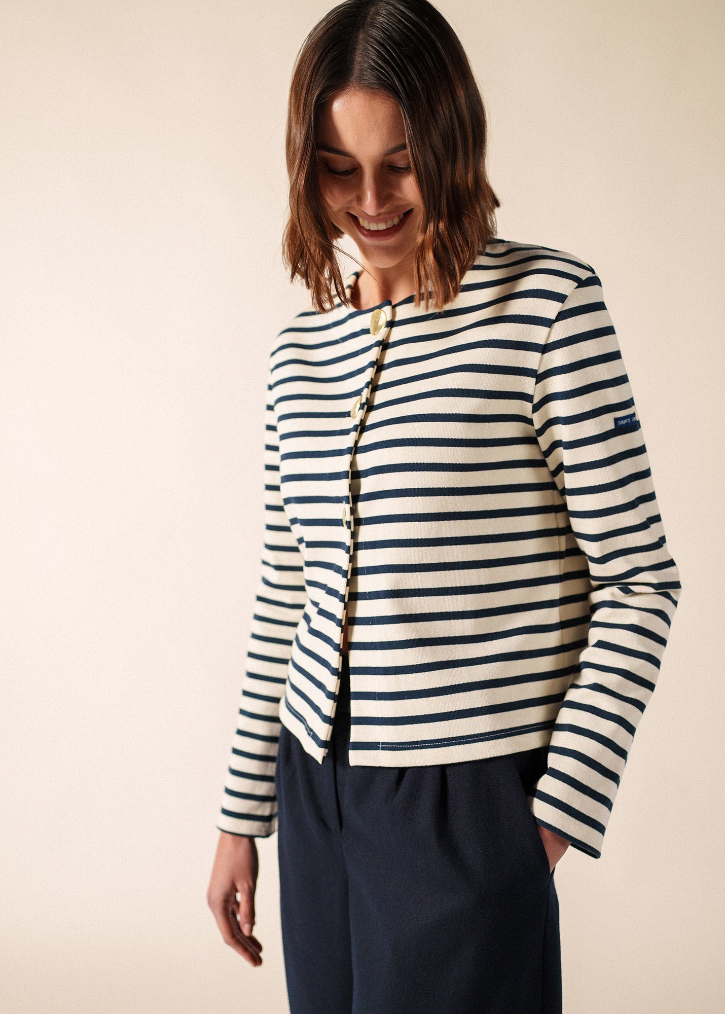 Gilet Arignac (ECRU/MARINE)