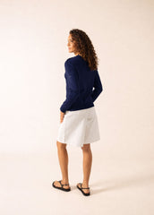 Pull Cancale Coton (MARINE)
