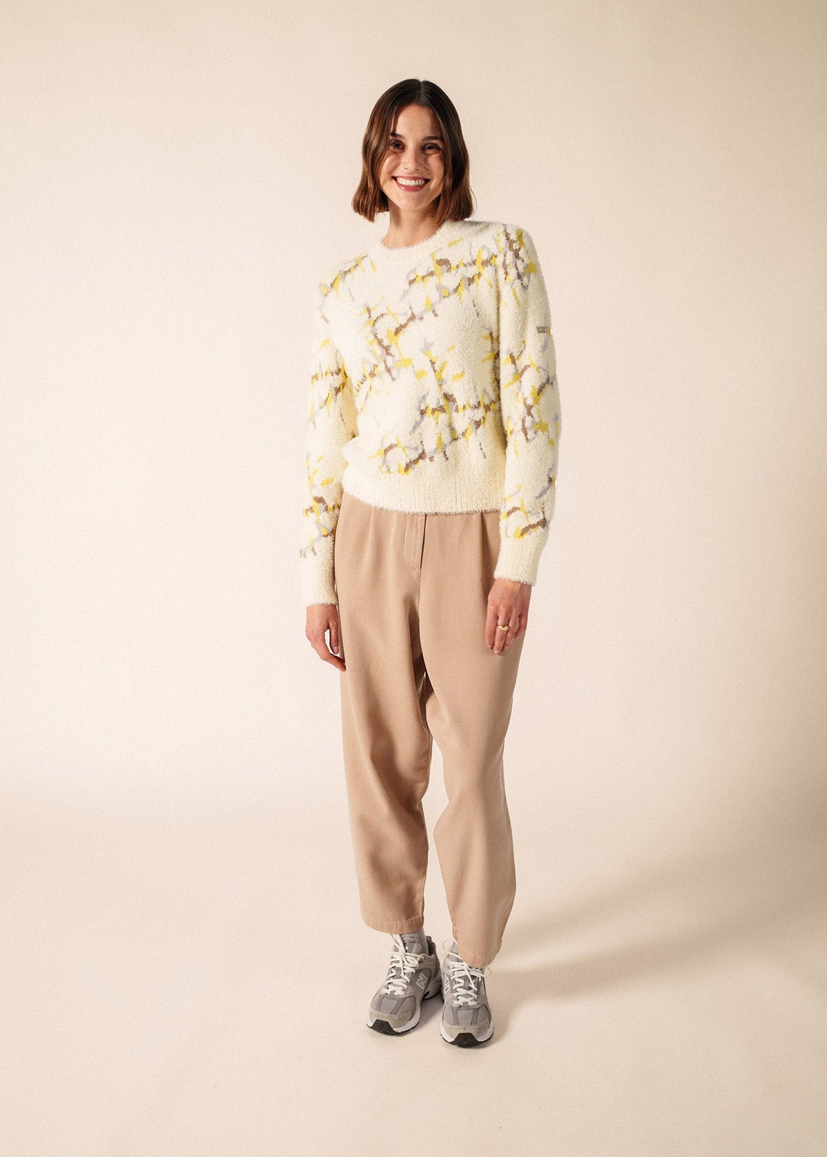 Pull Leeds (BLANC D'HIVER/BEIGE/AUBE)