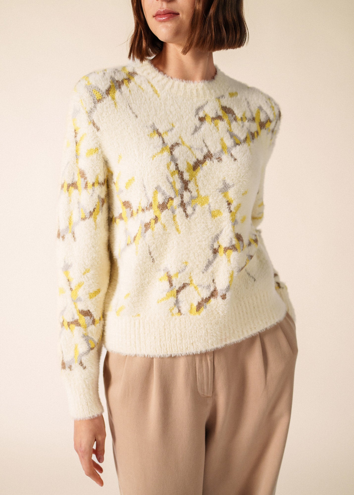 Pull Leeds (BLANC D'HIVER/BEIGE/AUBE)