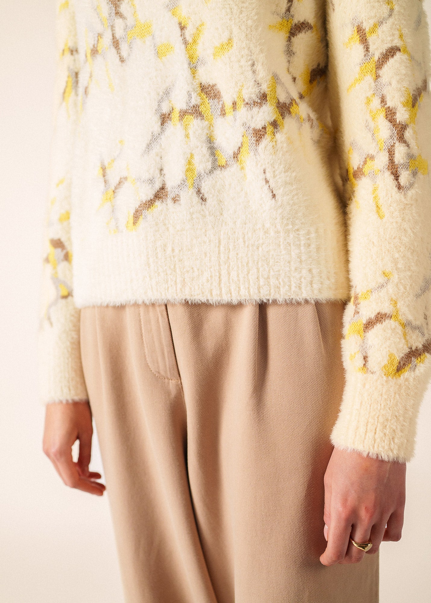 Pull Leeds (BLANC D'HIVER/BEIGE/AUBE)