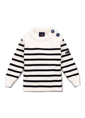 Pull Moussaillon bébé (ECUME/NAVY)