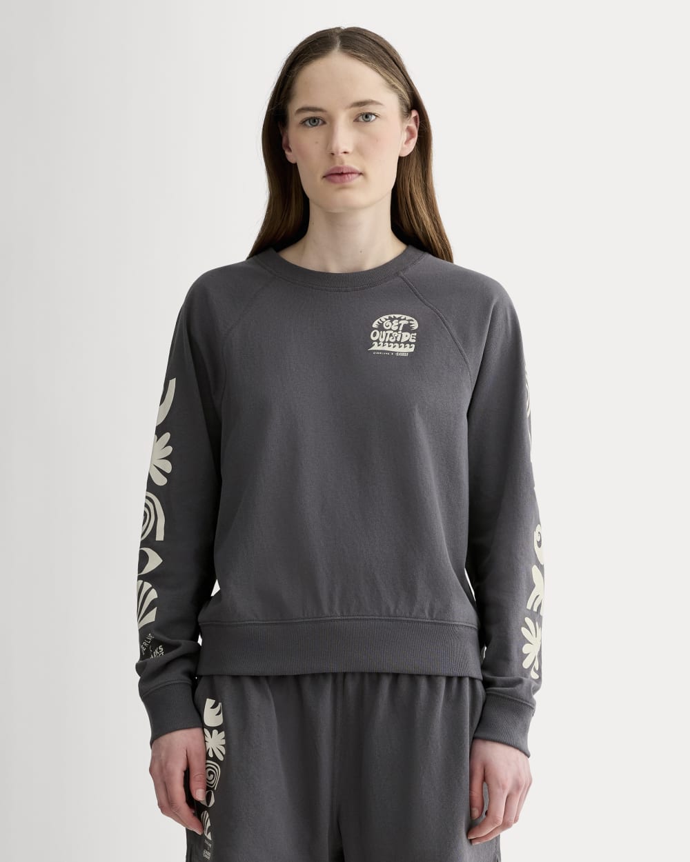 The Saintjamesa x Parks Project Off-Duty Long-Sleeve Tee | Forged Iron / Natural