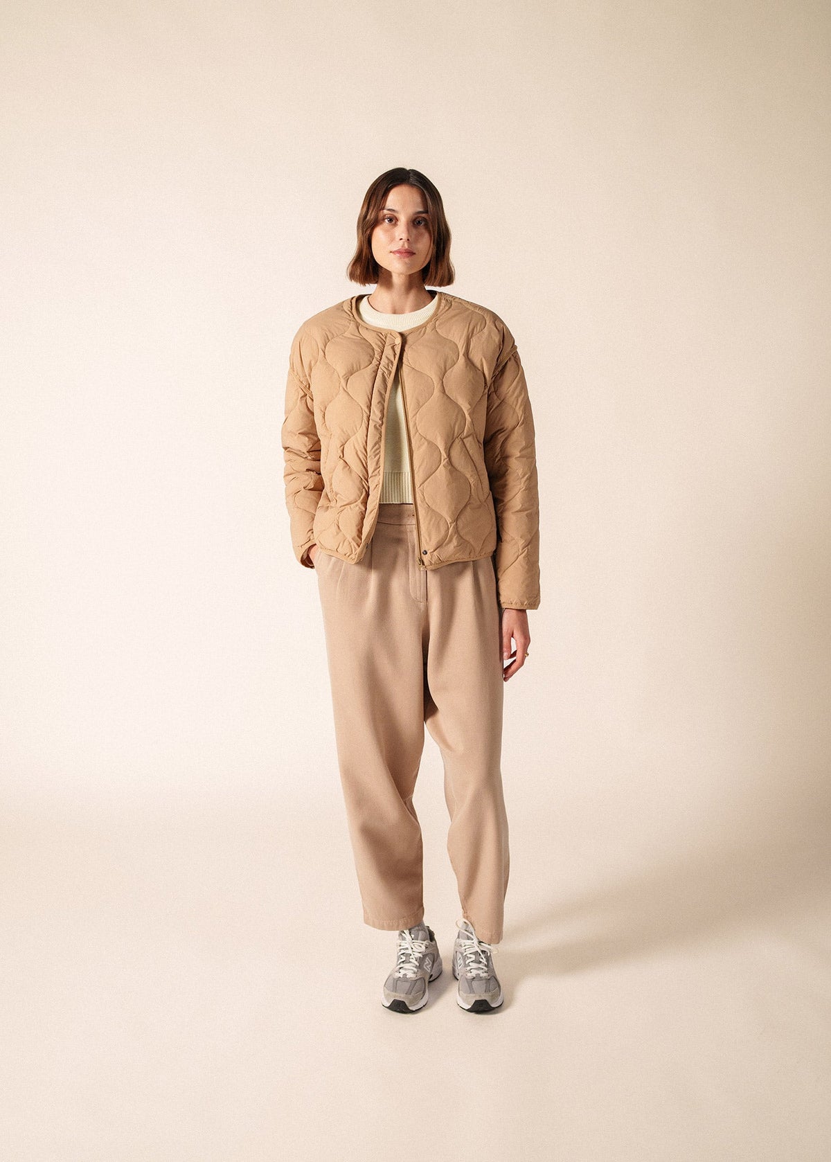 Doudoune Ste Carole (BEIGE FONCE)