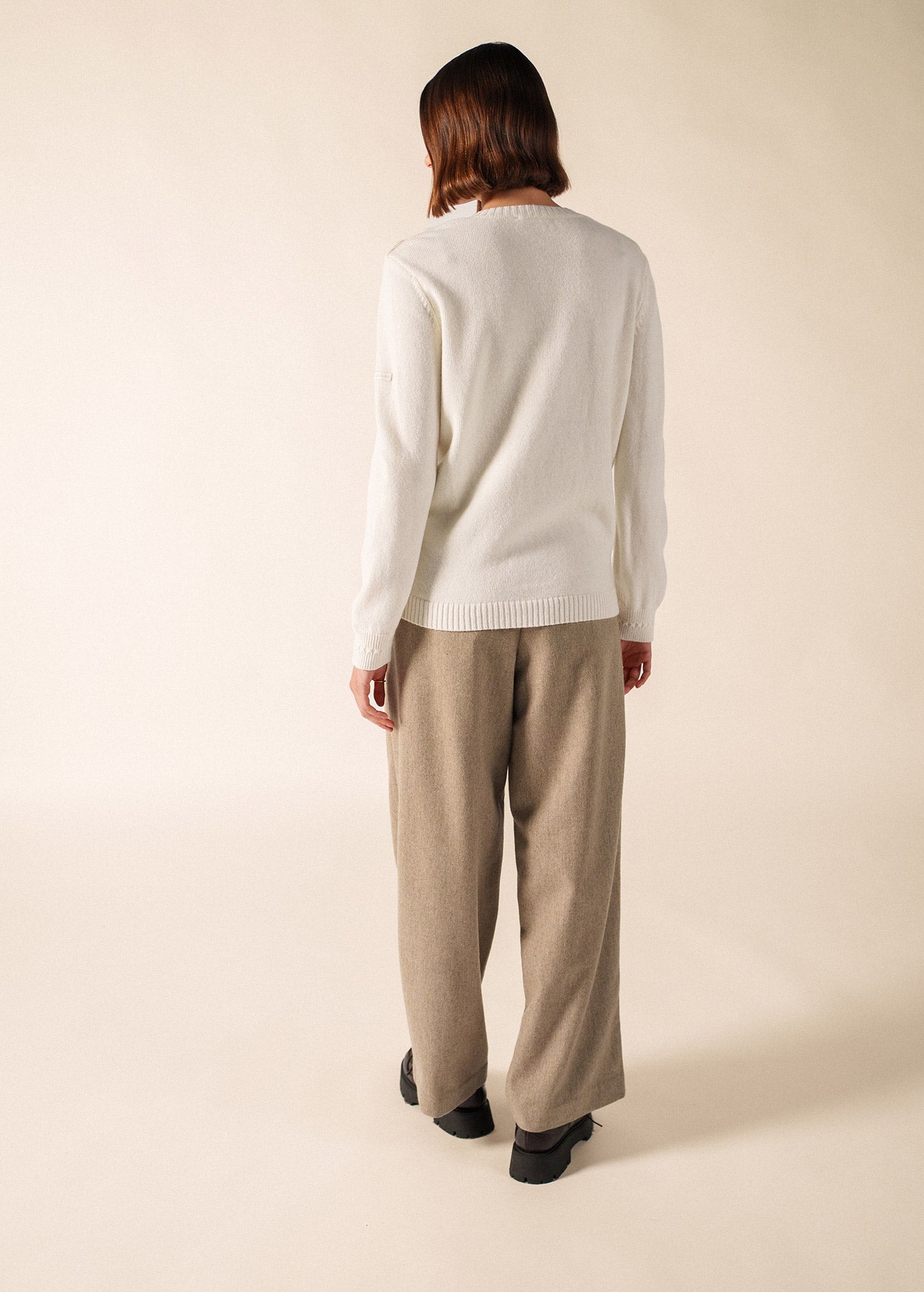 Pull Talmine (BLANC D'HIVER)