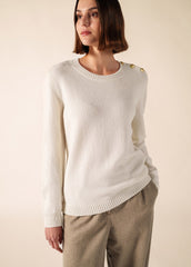 Pull Talmine (BLANC D'HIVER)