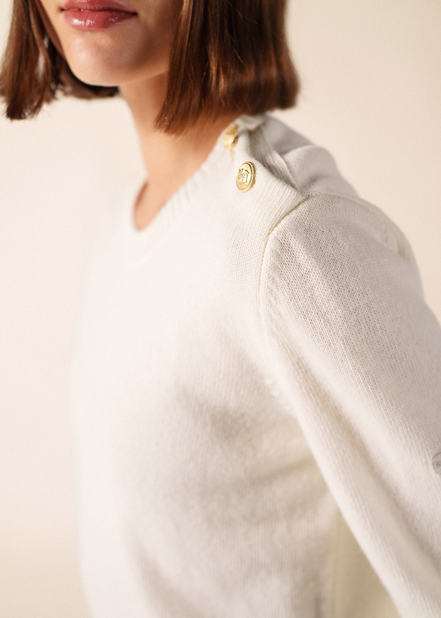 Pull Talmine (BLANC D'HIVER)