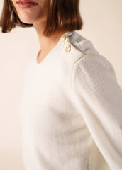 Pull Talmine (BLANC D'HIVER)