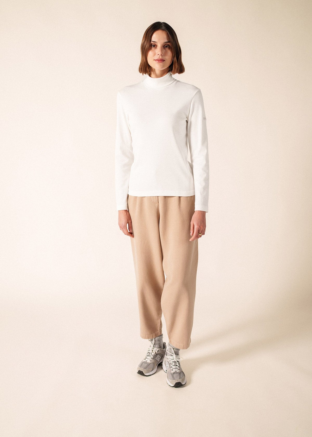 Pantalon Barrel (BEIGE FONCE)