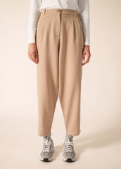 Pantalon Barrel (BEIGE FONCE)