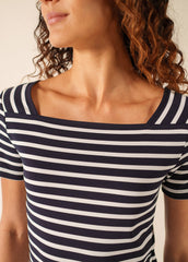 Robe Tolède (NAVY/NEIGE)