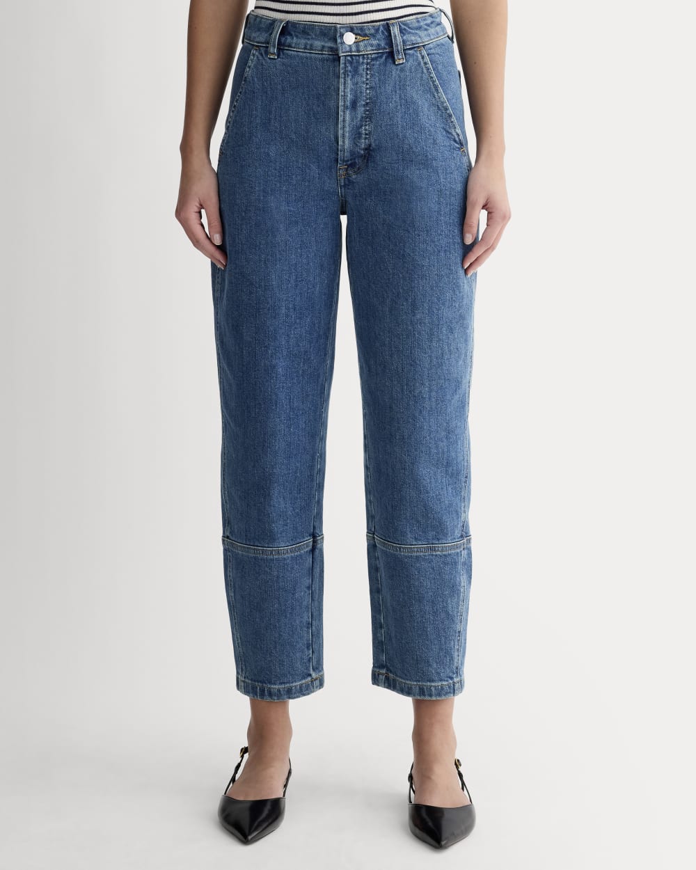 The Utility Barrel Jean | New Blue | Regular
