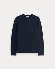 Midweight Cashmere Crew | Navy