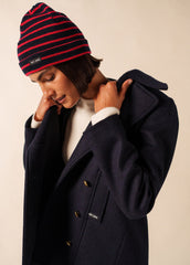 Bonnet marin Cartier - rayé (NAVY/TULIPE)