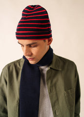 Bonnet marin Cartier - rayé (NAVY/TULIPE)
