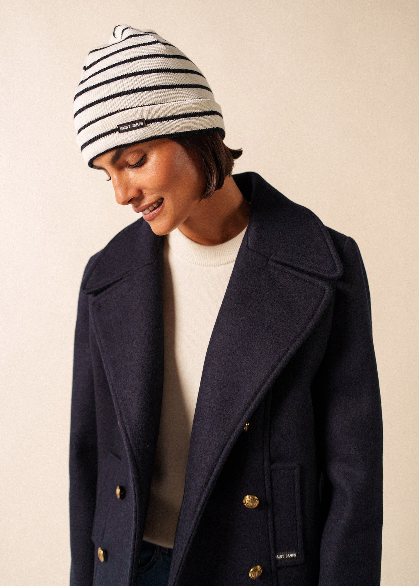 Bonnet Cartier (ECUME/NAVY)