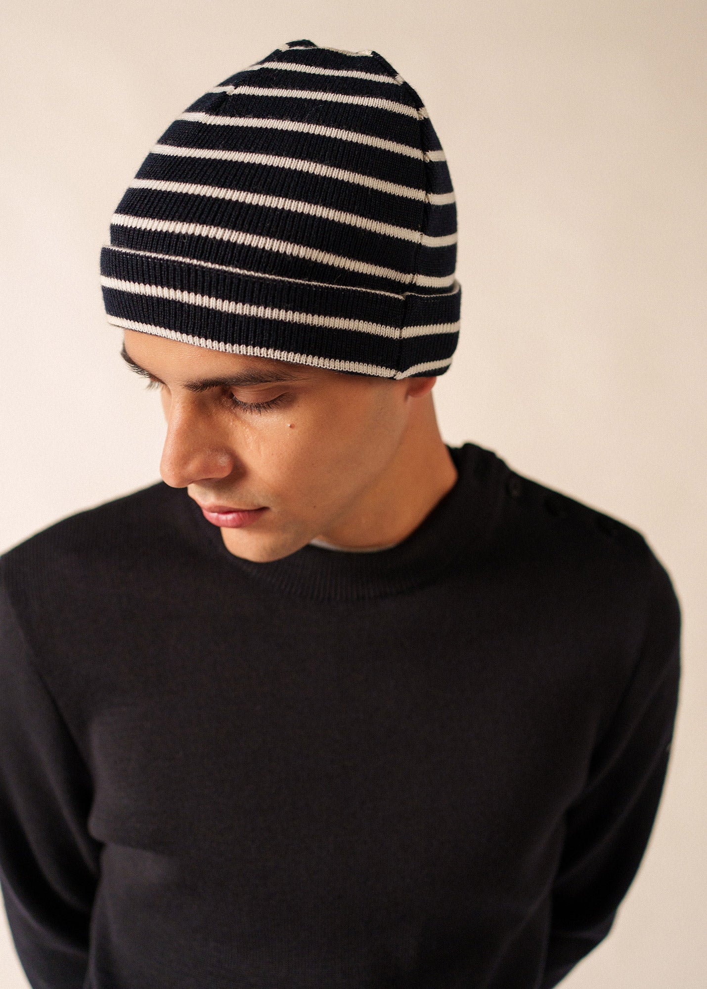 Bonnet Cartier (NAVY/ECUME)