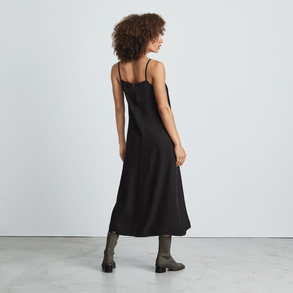 The Japanese GoWeave庐 Slip Dress | Black