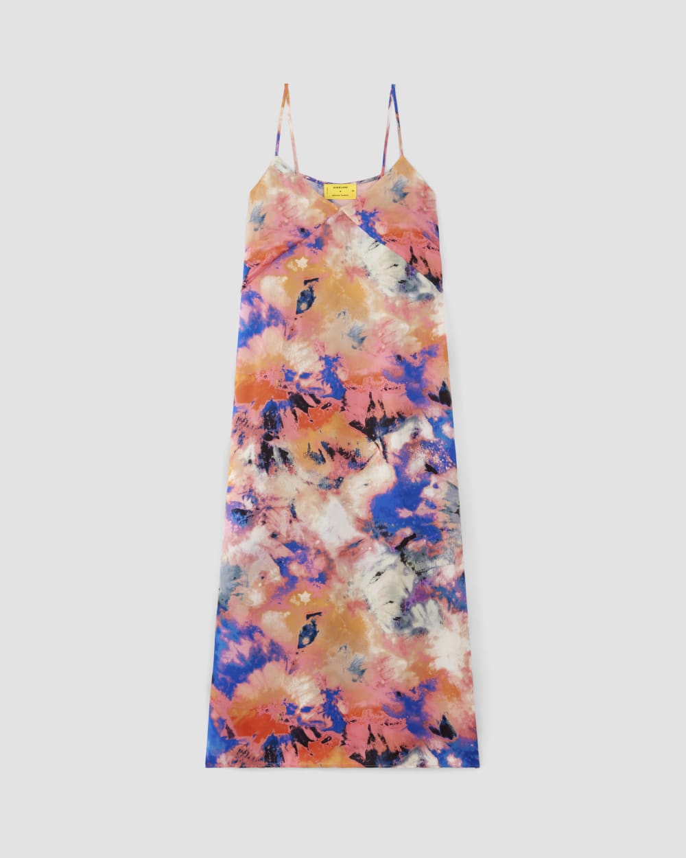 The Saintjamesa x Marques' Almeida Satin Tie-Dye Dress | Multi Tie-Dye