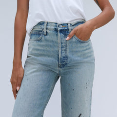 The Rigid Way-High搴?Jean | Paint Splatter | 27.5" Inseam