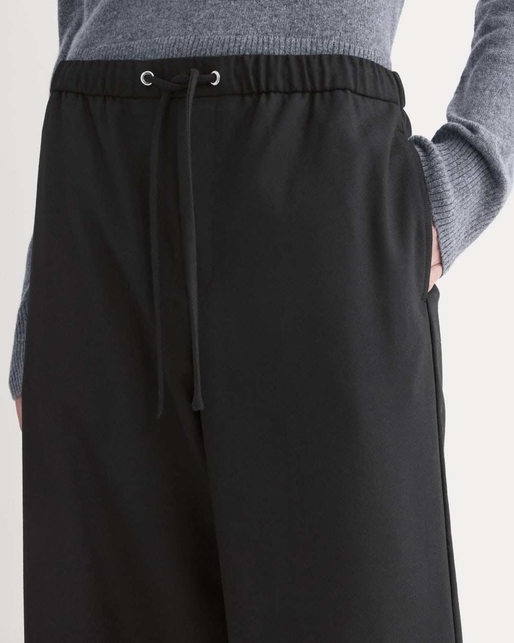 The Pull-On Trouser in Tailor Twill | Black