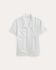 The Resort Shirt in Linen | White