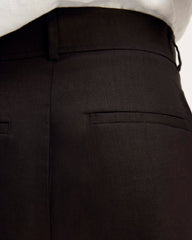 The Linen Way-High庐 Drape Short | Black