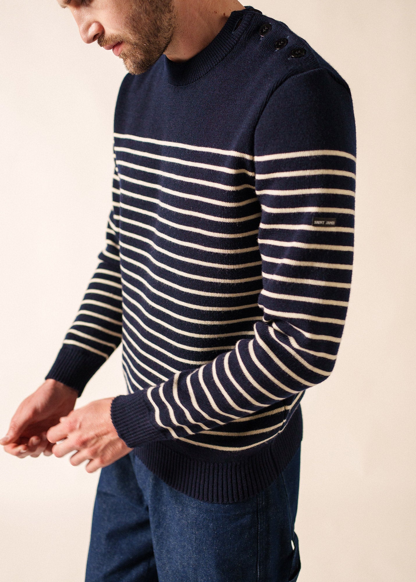 Pull marin Binic (MARINE/ECRU)