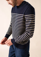 Pull marin Binic (MARINE/ECRU)