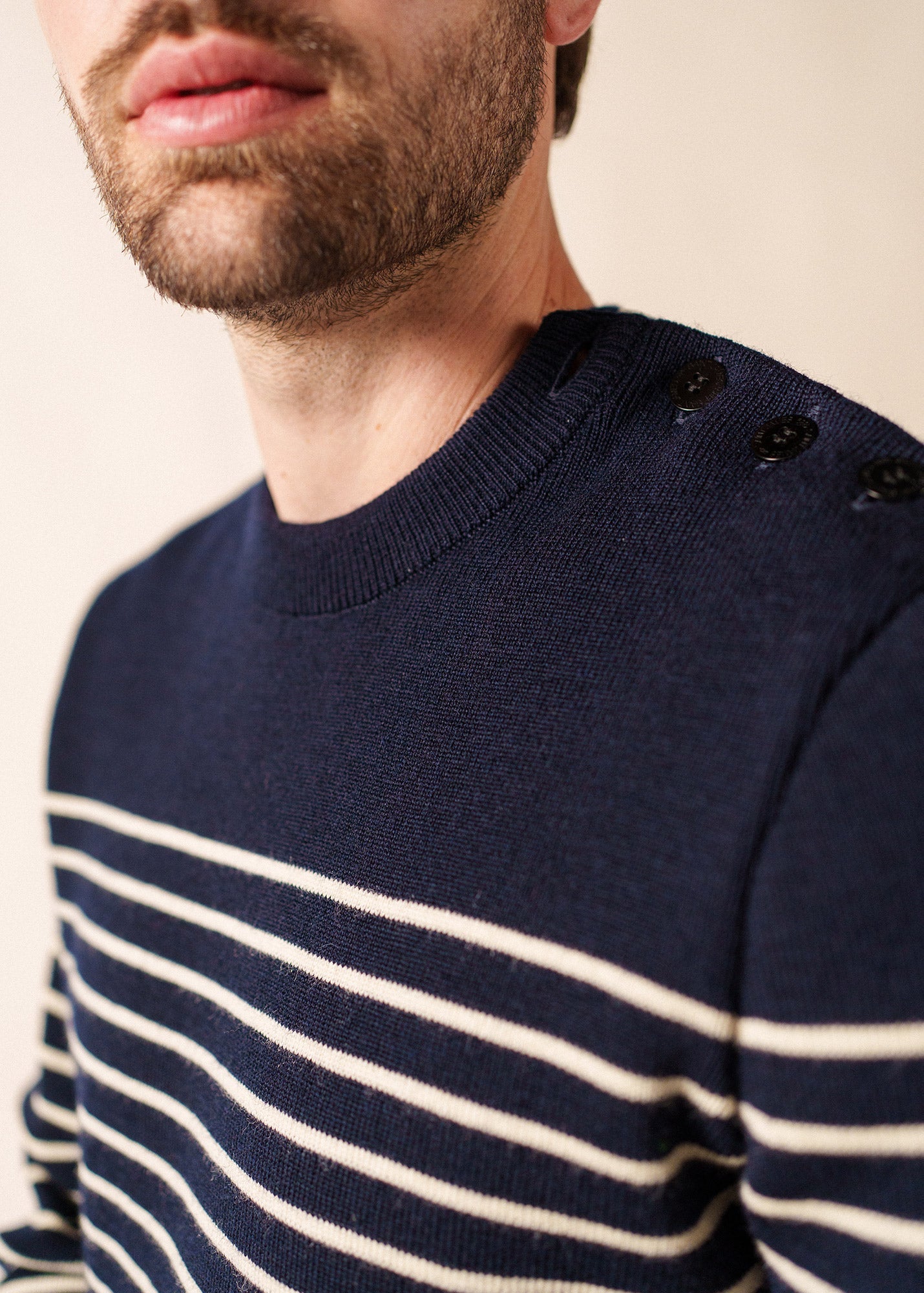 Pull marin Binic (MARINE/ECRU)