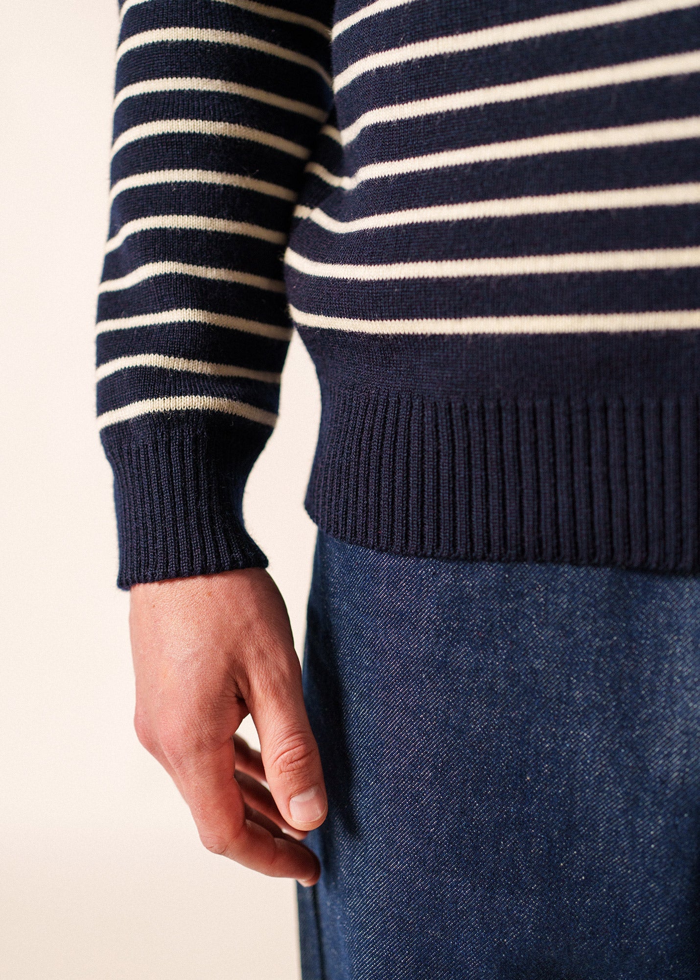 Pull marin Binic (MARINE/ECRU)