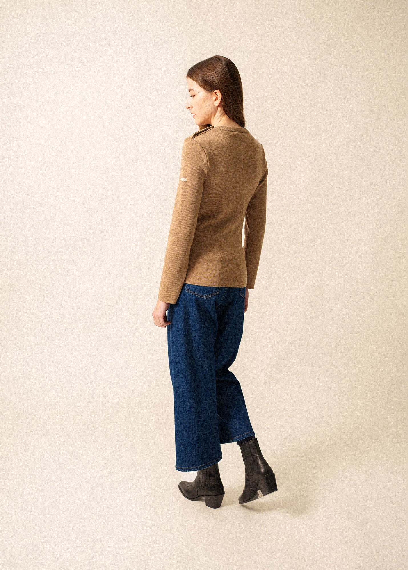 Pull marin Marée (BEIGE FONCE)