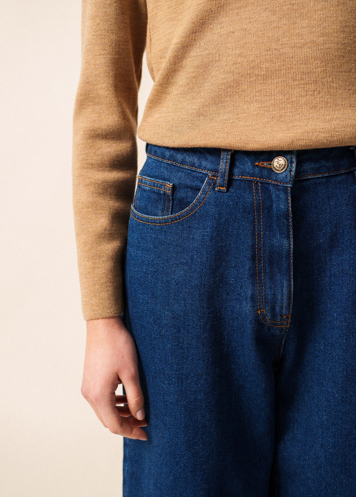 Pull marin Marée (BEIGE FONCE)
