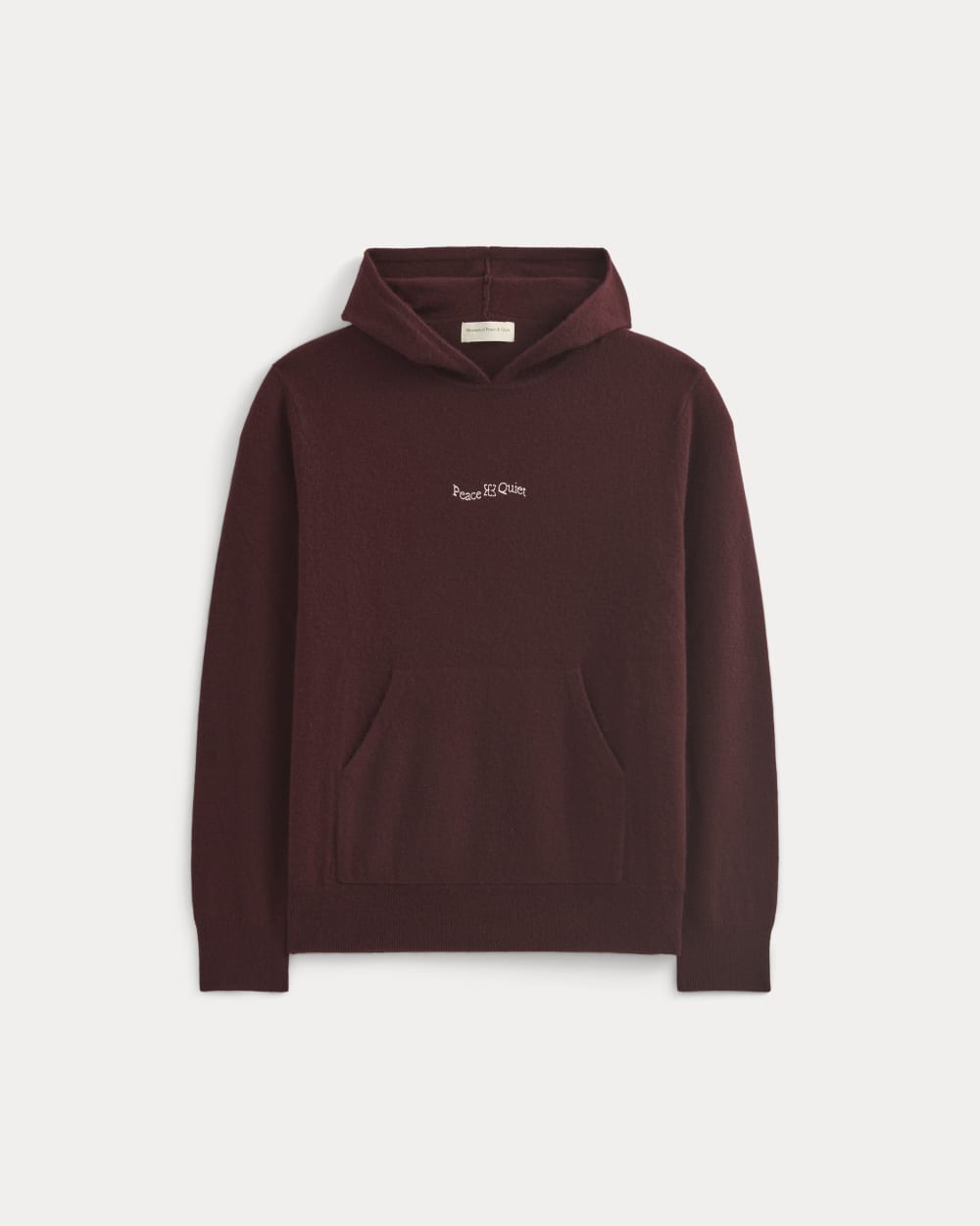 Saintjamesa x Peace & Quiet Cashmere Hoodie | Wine