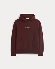 Saintjamesa x Peace & Quiet Cashmere Hoodie | Wine