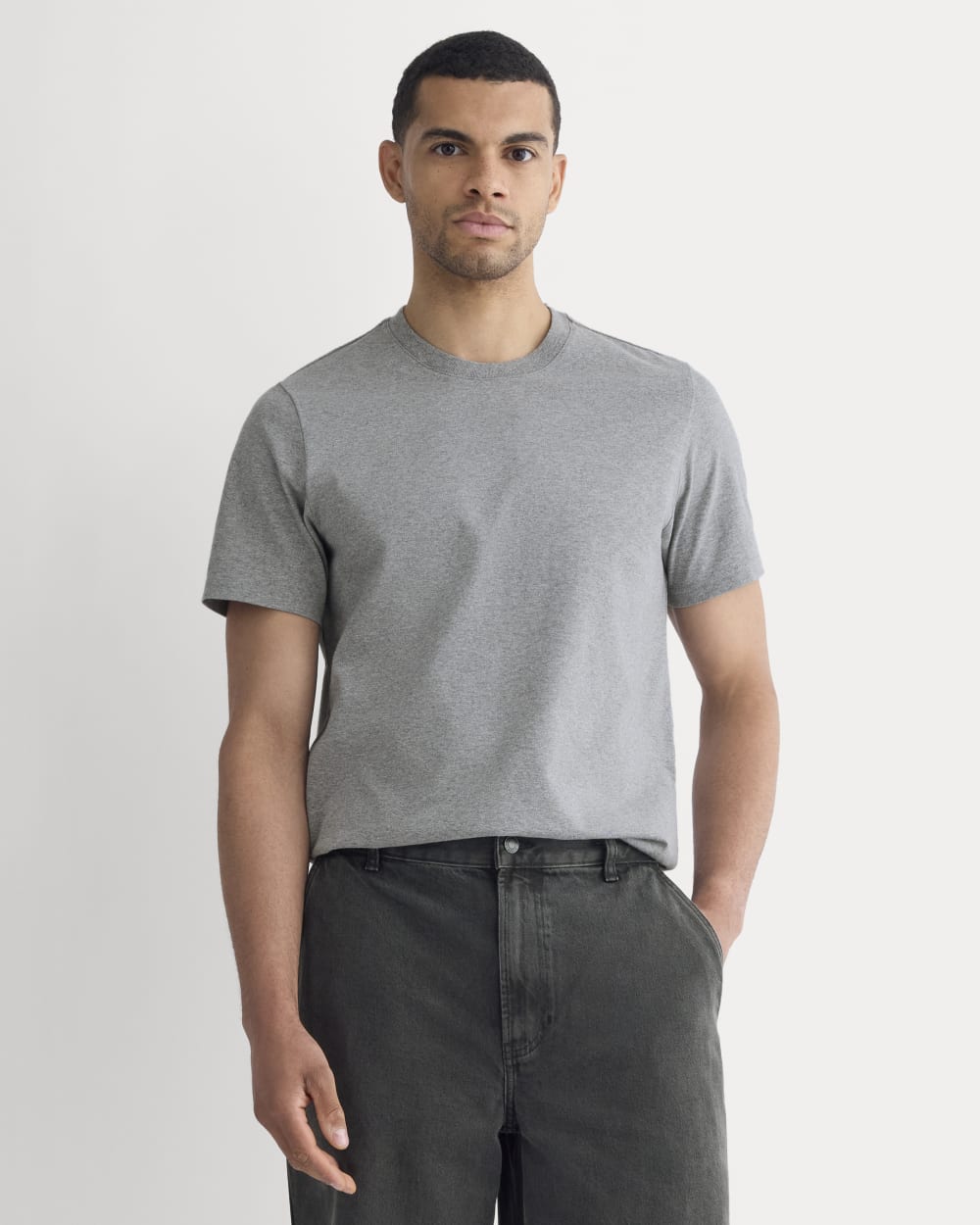 Midweight Tee | Vintage Heather Grey