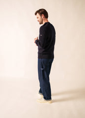 Pull marin uni Cancale - coupe confort (NAVY)