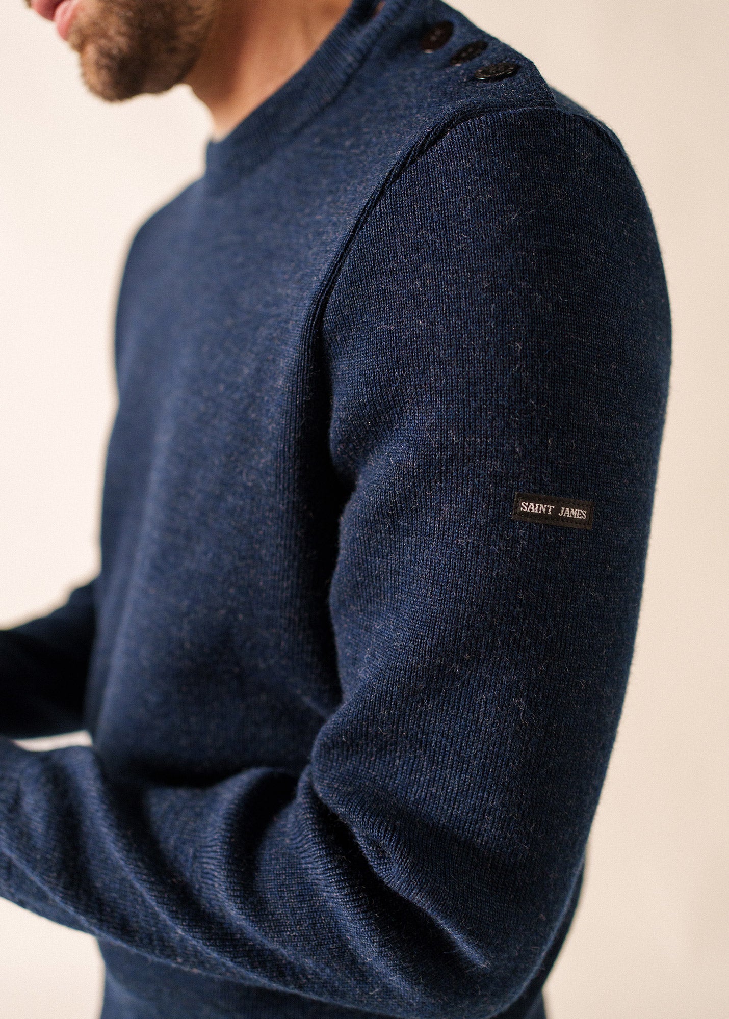 Pull marin Cancale (BLEU CHINE)
